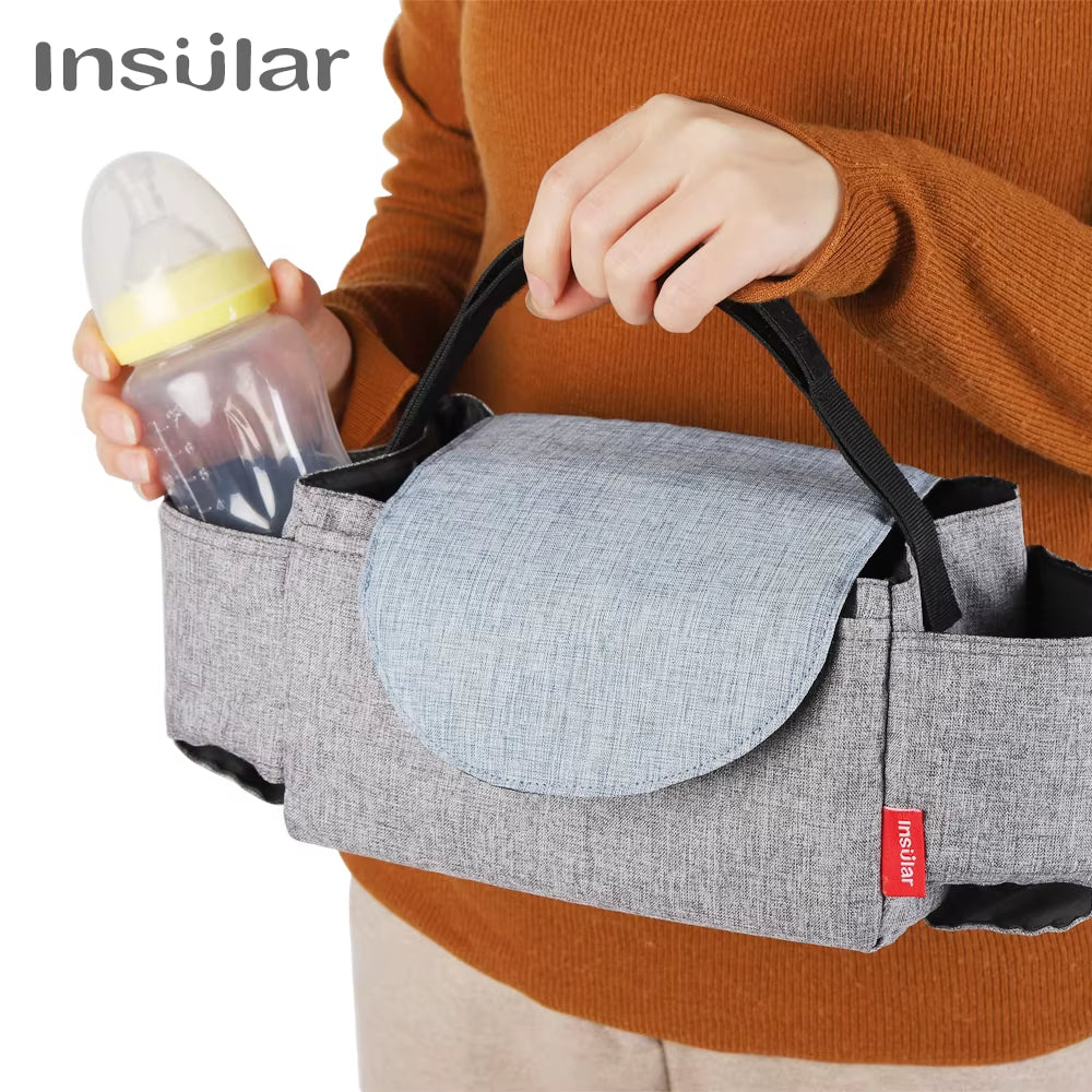 Diaper Bag Baby Milk Bottle Insulation Bags Mummy Storage Bag for Baby Stuff Collection Stroller Accessories Baby Care