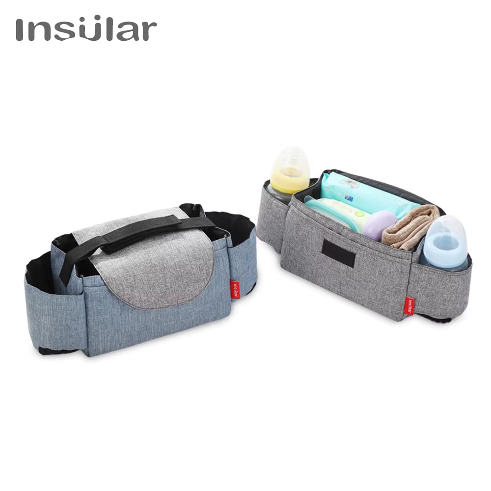 Diaper Bag Baby Milk Bottle Insulation Bags Mummy Storage Bag for Baby Stuff Collection Stroller Accessories Baby Care